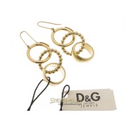 D&G orecchini Triplet acciaio dorato referenza DJ0659 new